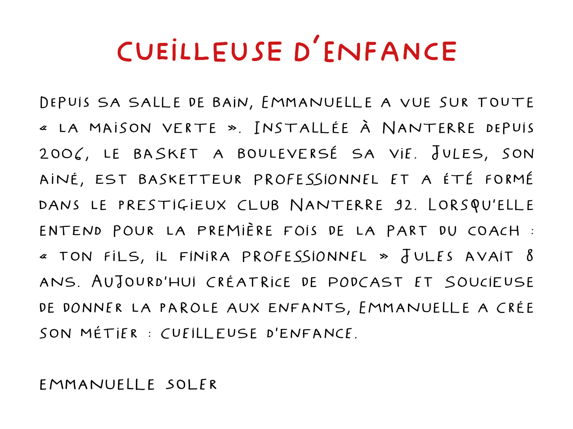 Récits d’Assane M’Bengue et Emmanuelle Soler - Nanterre-Amandiers