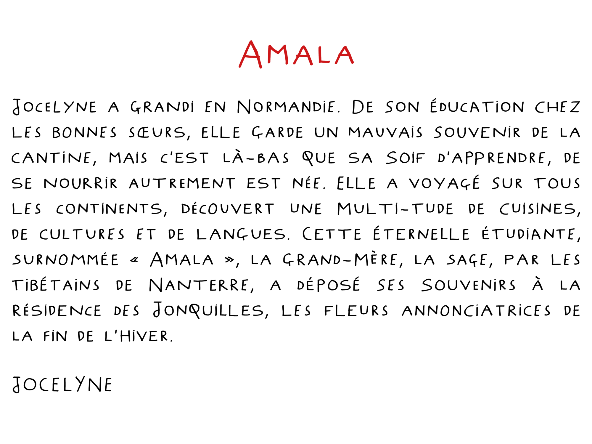 Récits de Jocelyne & Miguel - Nanterre-Amandiers