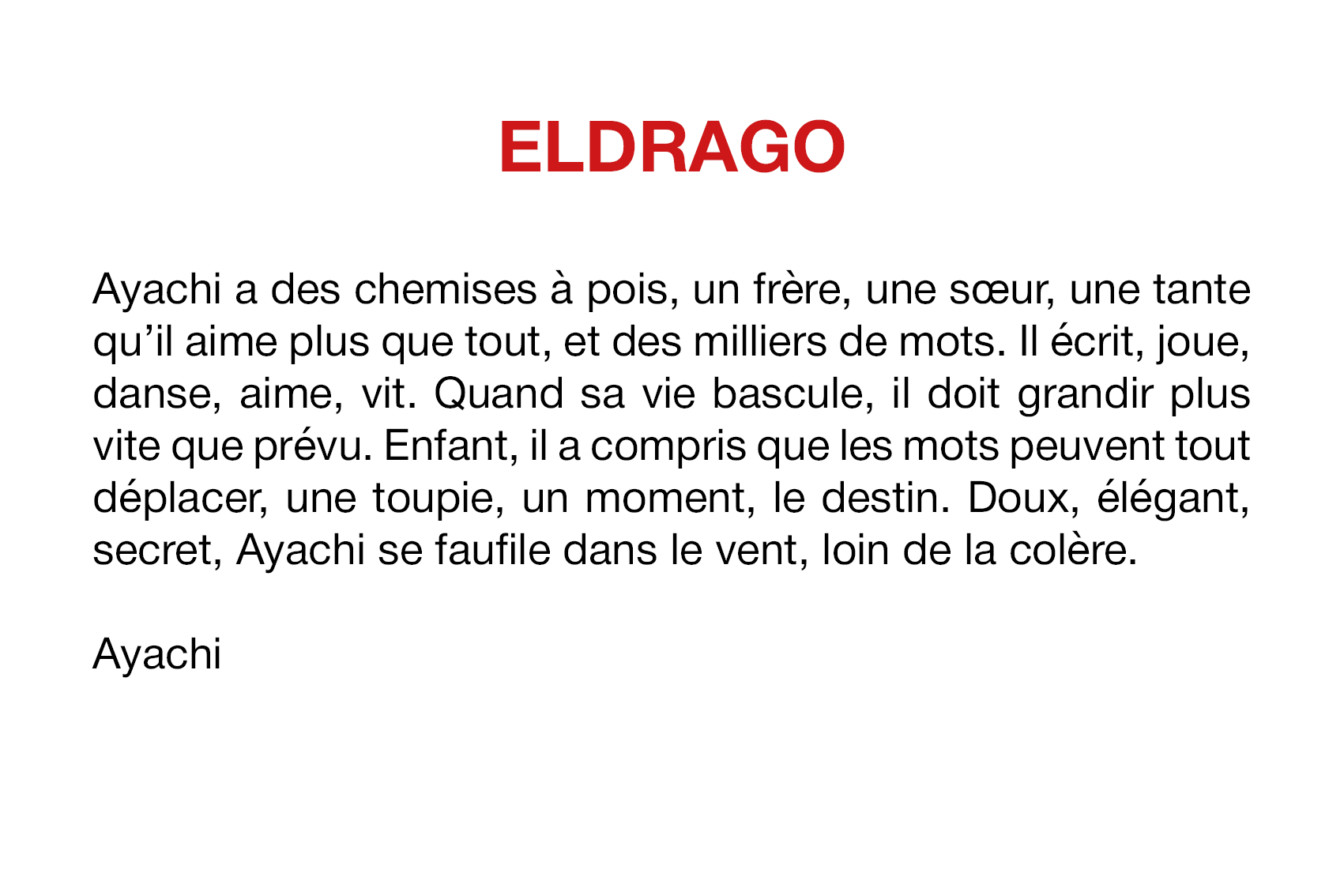 Récits de Ayachi et Jehanne - Nanterre-Amandiers